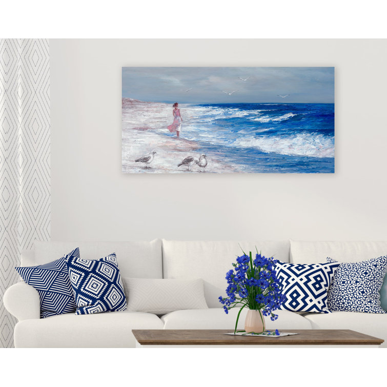 Dovecove Taber Seaside Encounter On Canvas Painting Wayfair